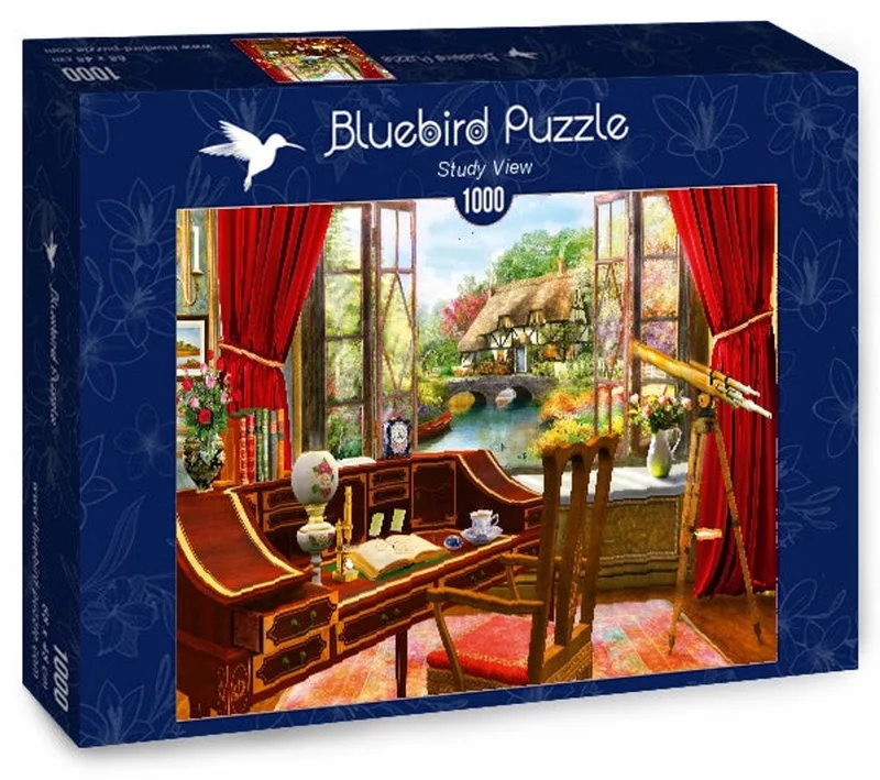 legpuzzel Study View - 1000 stukjes nostalgie. van Bluebird Puzzle, editie Meerkleurig – doos