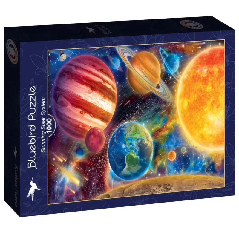 legpuzzel Stunning Solar System 1000 stukjes ruimte. von Bluebird Puzzle, Ausgabe Mehrfarbig – Schachtel 2 von 2