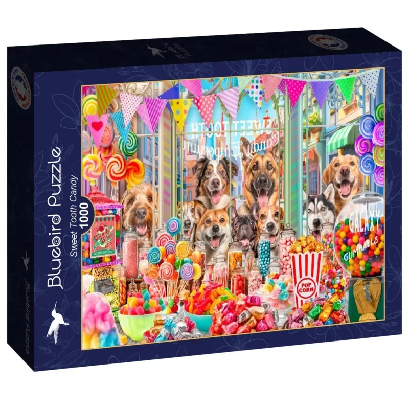 legpuzzel Sweet Tooth Candy - 1000 stukjes kleurrijk. van Bluebird Puzzle, editie Meerkleurig – doos 2 van 2