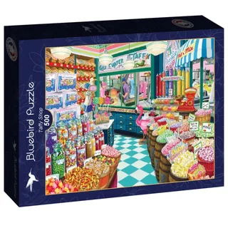 legpuzzel Taffy Shop - 500 stukjes kleurrijk speelgoed. van Bluebird Puzzle, editie Meerkleurig – doos 2 van 2