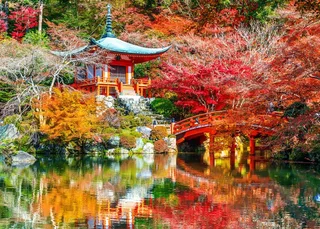 legpuzzel Temple Daigo-ji Automne Kyoto 500 stukjes. från Bluebird Puzzle, utgåva Flerfärgad – kartong 1 av 2