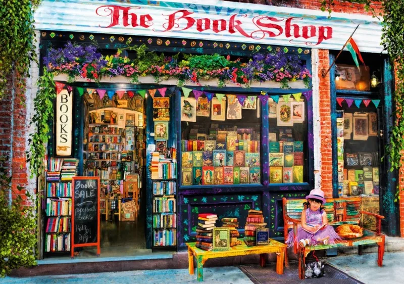 legpuzzel The Bookshop Kids - 2000 stukjes puzzelplezier. from Bluebird Puzzle, Multicolour edition – box