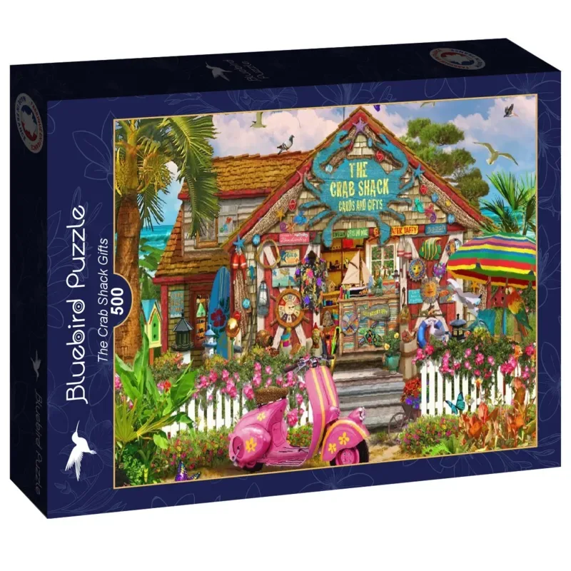 legpuzzel The Crab Shack Gifts - 500 stukjes - kleurrijk speelgoed. from Bluebird Puzzle, Multicolour edition – box 2 of 2