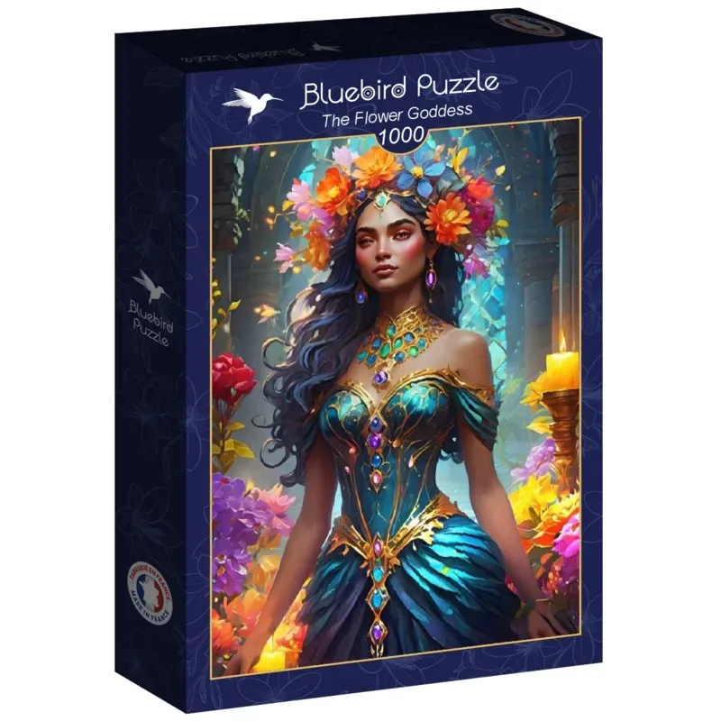 legpuzzel The Flower Goddess - 1000 stukjes puzzel. von Bluebird Puzzle, Ausgabe Mehrfarbig – Schachtel 2 von 2