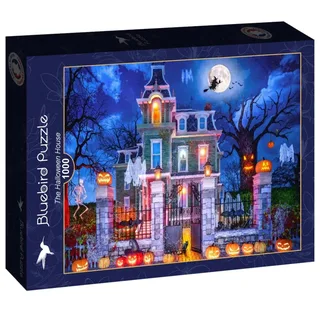 legpuzzel The Halloween House - 1000 stukjes puzzelplezier. de Bluebird Puzzle, édition Multicolore – boîte 2 sur 2