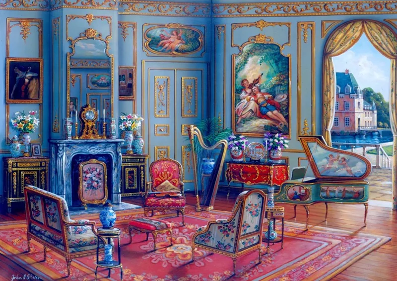 legpuzzel The Music Room - 1000 stukjes kunst. van Bluebird Puzzle, editie Meerkleurig – doos 1 van 2
