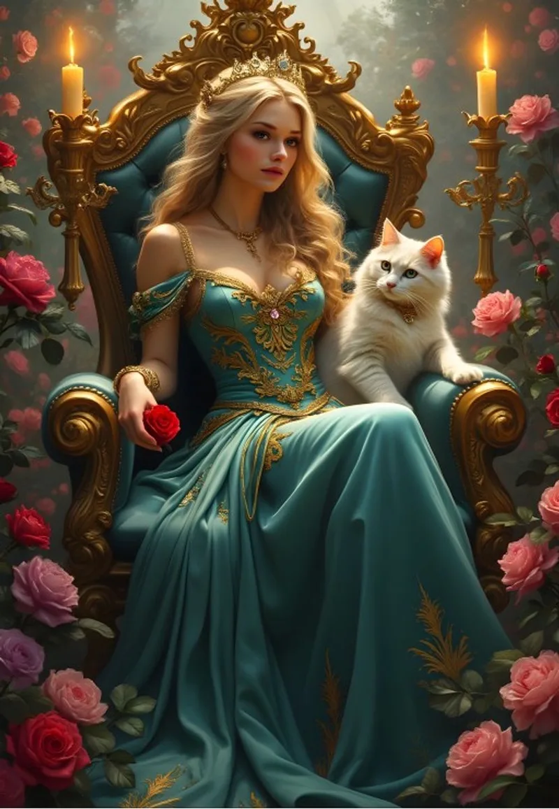 legpuzzel The Queen of Roses 1000 stukjes fantasie. de Bluebird Puzzle, édition Multicolore – boîte 1 sur 2