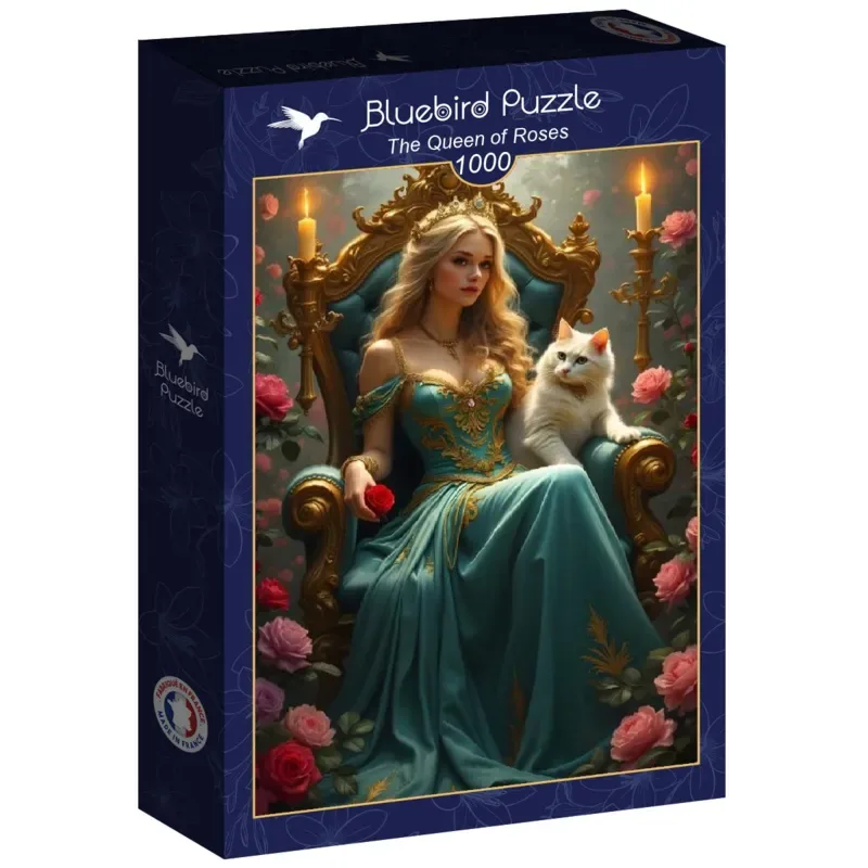 legpuzzel The Queen of Roses 1000 stukjes fantasie. de Bluebird Puzzle, édition Multicolore – boîte 2 sur 2