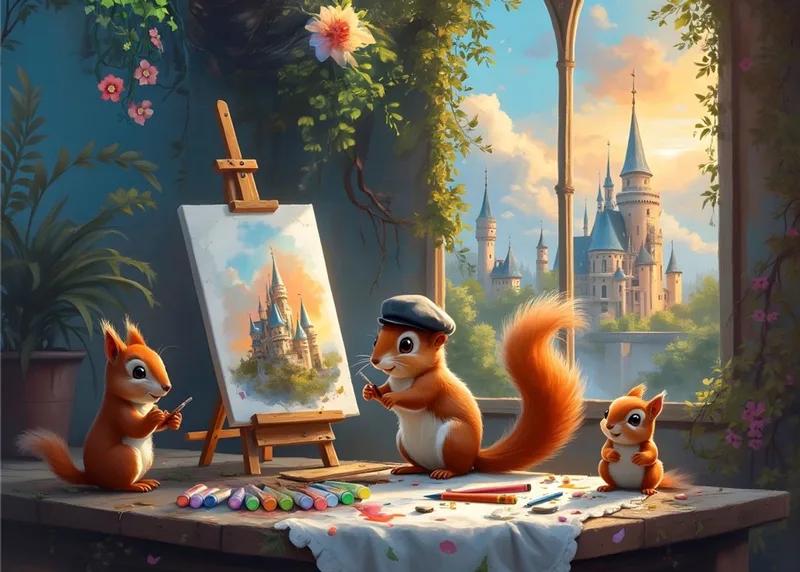legpuzzel The Squirrels' Workshop - 500 stukjes. von Bluebird Puzzle, Ausgabe Mehrfarbig – Schachtel