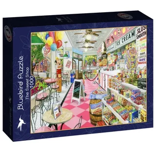legpuzzel The Sweet Shop - 1000 stukjes puzzel. van Bluebird Puzzle, editie Meerkleurig – doos 2 van 2