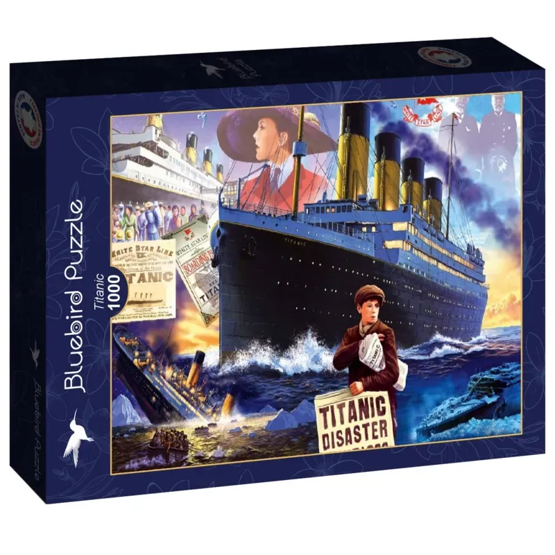 legpuzzel Titanic - 1000 stukjes - kleurrijk puzzelplezier. from Bluebird Puzzle, Multicolour edition – box 2 of 2