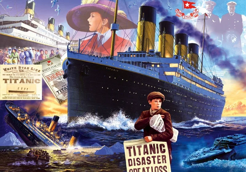 legpuzzel Titanic - 2000 stukjes nostalgie. from Bluebird Puzzle, Multicolour edition – box
