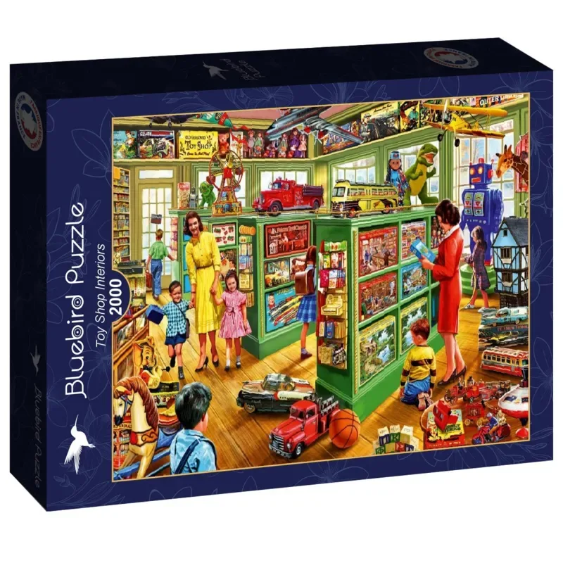 legpuzzel Toy Shop Interiors - 2000 stukjes puzzel. de Bluebird Puzzle, édition Multicolore – boîte 2 sur 2