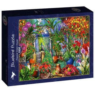 legpuzzel Tropical Green House - 1000 stukjes. from Bluebird Puzzle, Multicolour edition – box 2 of 2