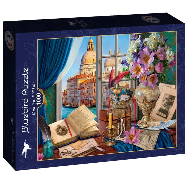 legpuzzel Venetiaans stilleven 1000 stukjes volwassenen. van Bluebird Puzzle, editie Meerkleurig – doos 2 van 2