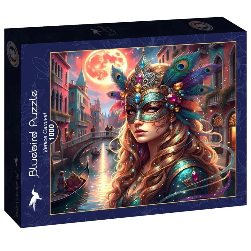 legpuzzel Venice Carnival 1000 stukjes kleurrijk. van Bluebird Puzzle, editie Meerkleurig – doos 2 van 2