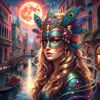 legpuzzel Venice Carnival 1000 stukjes kleurrijk. van Bluebird Puzzle, editie Meerkleurig – doos 1 van 2
