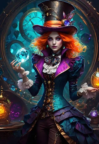 legpuzzel Victoria - Steampunk Collection - 1000 stukjes. van Bluebird Puzzle, editie Meerkleurig – doos 1 van 2