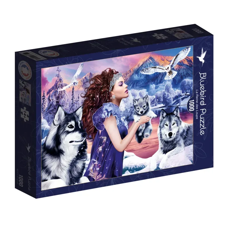 legpuzzel Wolfskönigin - 1000 stukjes - volwassenen. van Bluebird Puzzle, editie Meerkleurig – doos 2 van 2