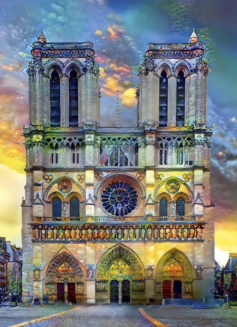 Notre-Dame de Paris legpuzzel - 1000 stukjes - steden. van Bluebird Puzzle, editie Meerkleurig – doos