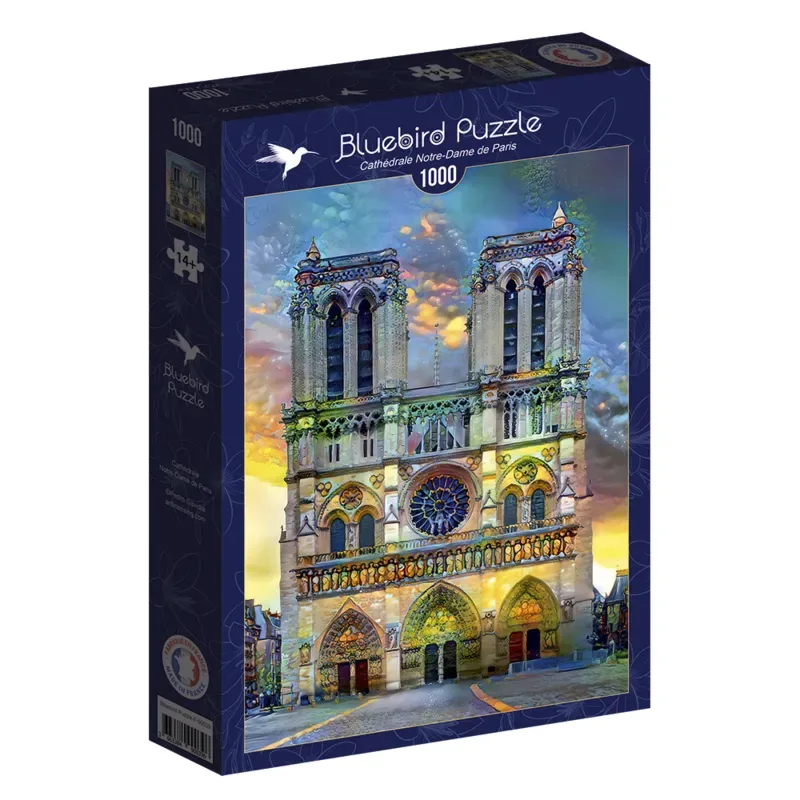 Notre-Dame de Paris legpuzzel - 1000 stukjes - steden. van Bluebird Puzzle, editie Meerkleurig – doos 2 van 2
