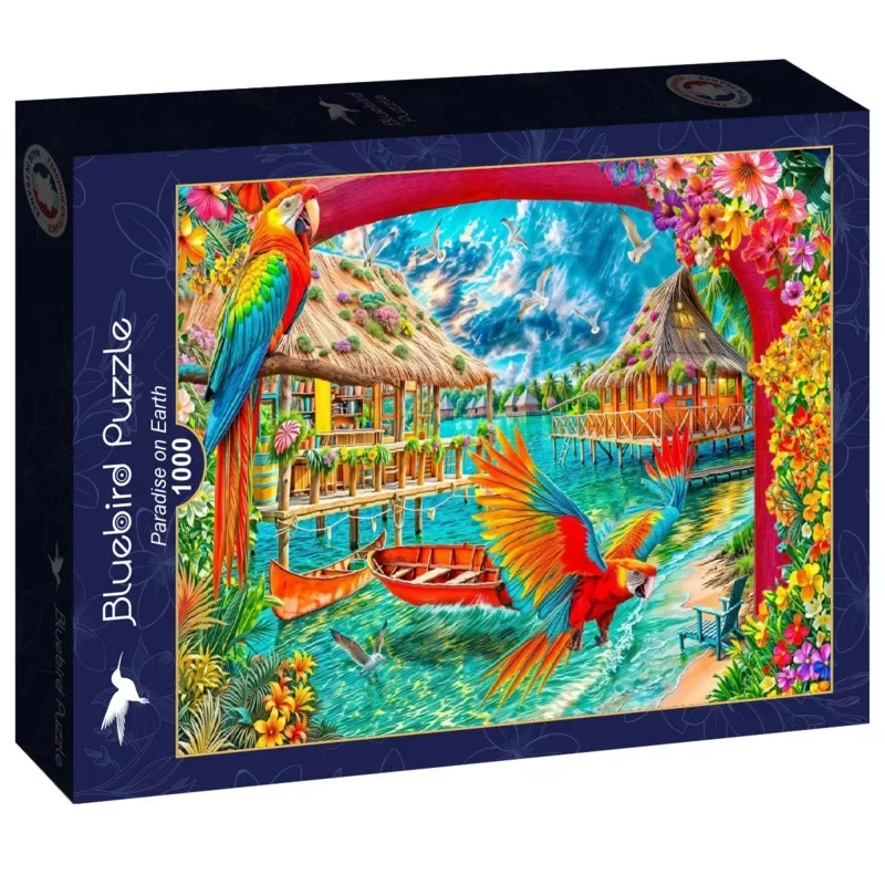 Paradise on Earth Puzzel 1000 Stukjes von Bluebird Puzzle, Ausgabe Blau – Schachtel 2 von 2