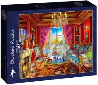 Paris Luxury Puzzel 500 stukjes van Bluebird Puzzle, editie Blauw – doos 1 van 2