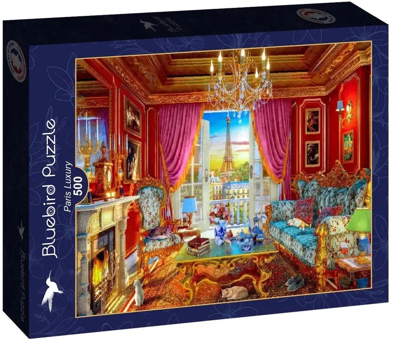 Paris Luxury Puzzel 500 stukjes de Bluebird Puzzle, édition Bleu – boîte