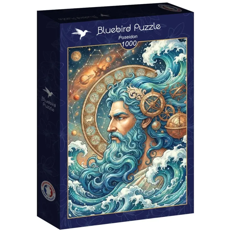 Poseidon Puzzel 1000 Stukjes van Bluebird Puzzle – doos 2 van 2
