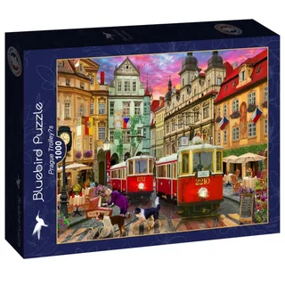 Prague Trolley's Puzzel 1000 Stukjes van Bluebird Puzzle, editie Meerkleurig – doos 2 van 2