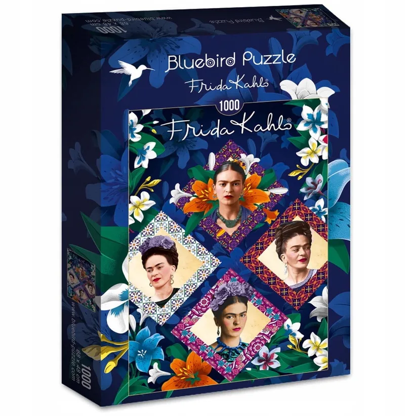 Puzzel 1000 Stukken - Frida Kahlo Portret from Bluebird Puzzle, Multicolour edition – box