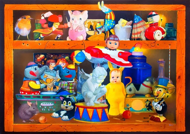puzzel Crowded House - 1000 stukjes.