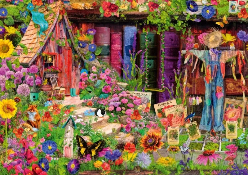 puzzel The Scarecrow's Garden - 1000 stukjes. from Bluebird Puzzle, Multicolour edition – box