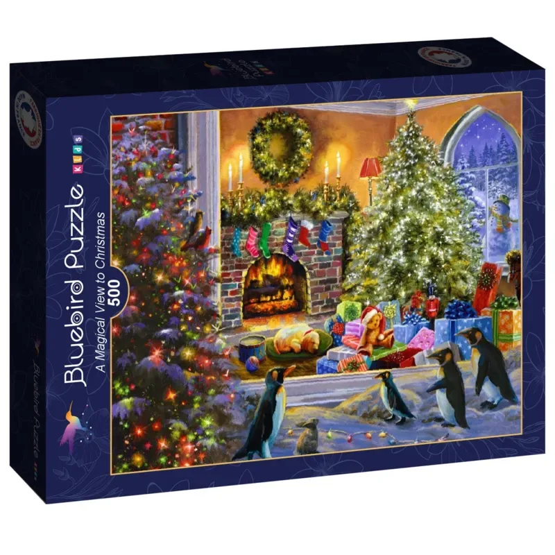 Puzzle A Magical View to Christmas - 500 à 999 pièces van Bluebird Puzzle – doos 2 van 2