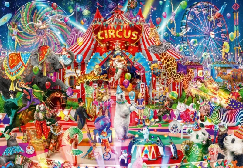Puzzle A Night at the Circus - 1000 pièces van Bluebird Puzzle – doos