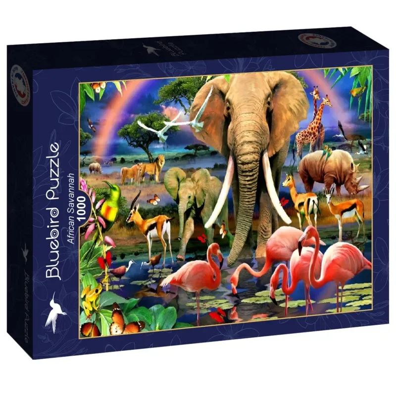 Puzzle African Savannah - 1000 pièces from Bluebird Puzzle – box 2 of 2