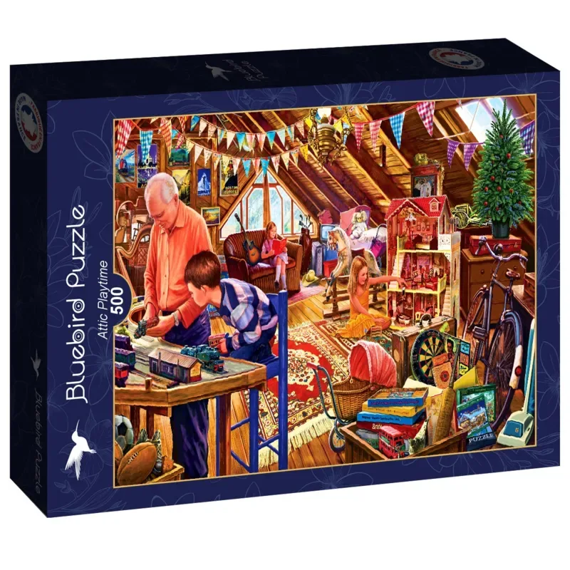 Puzzle Attic Playtime - 500 à 999 pièces van Bluebird Puzzle – doos 2 van 2