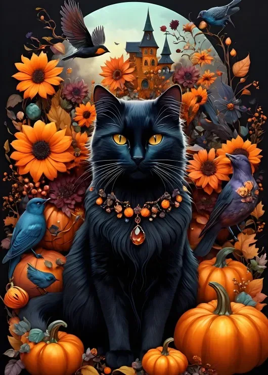 Puzzle Autumn Cat - 500 à 999 pièces de Bluebird Puzzle – boîte
