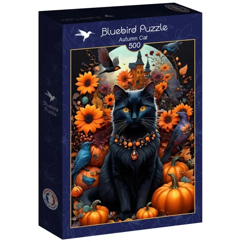 Puzzle Autumn Cat - 500 à 999 pièces von Bluebird Puzzle – Schachtel 2 von 2