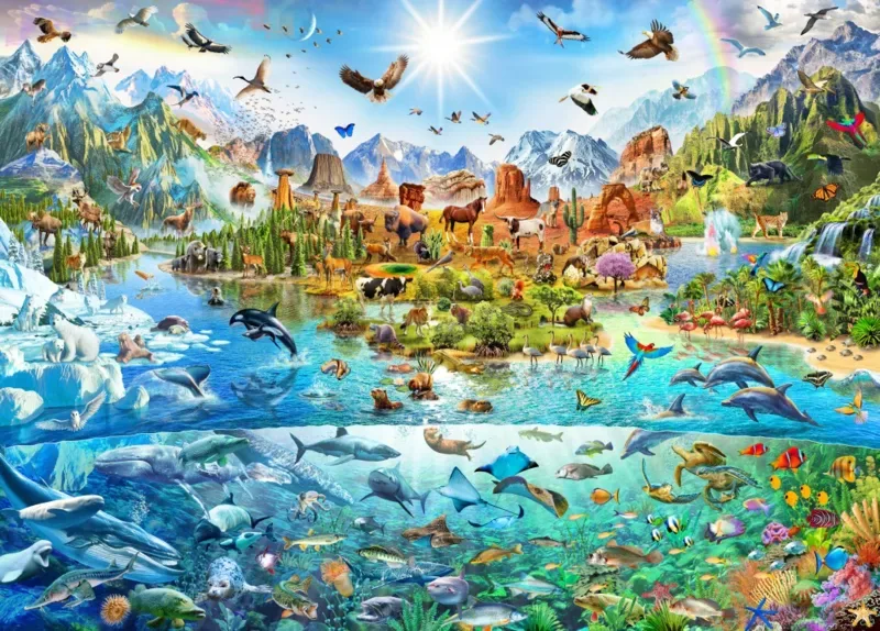 Puzzle Beauté Américaine - 1500 pièces van Bluebird Puzzle – doos 1 van 2