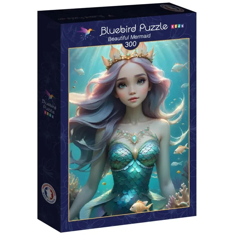 Puzzle Beautiful Mermaid - 200 à 499 pièces van Bluebird Puzzle – doos 2 van 2