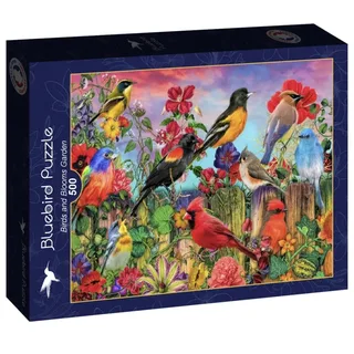 Puzzle Birds and Blooms Garden - 500 à 999 pièces de Bluebird Puzzle – boîte 2 sur 2