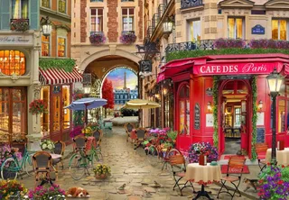 Puzzle Cafe des Paris - 1000 pièces from Bluebird Puzzle – box 1 of 2