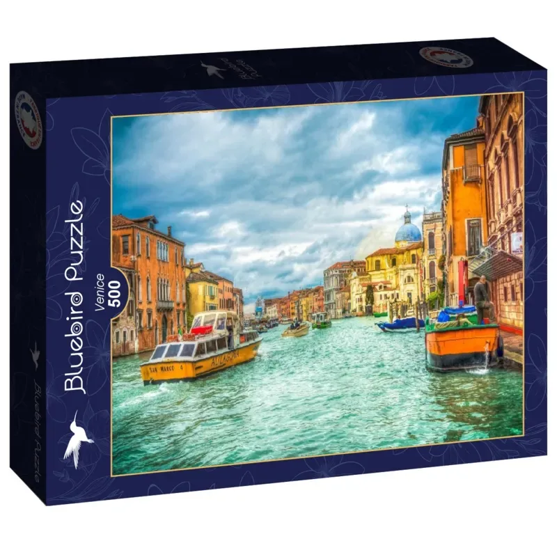 Puzzle Canal of Venice - 500 à 999 pièces de Bluebird Puzzle – boîte 2 sur 2