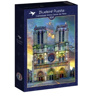 Puzzle Cathédrale Notre-Dame de Paris - 500 à 999 pièces van Bluebird Puzzle – doos 2 van 2