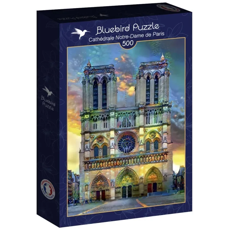 Puzzle Cathédrale Notre-Dame de Paris - 500 à 999 pièces van Bluebird Puzzle – doos 2 van 2