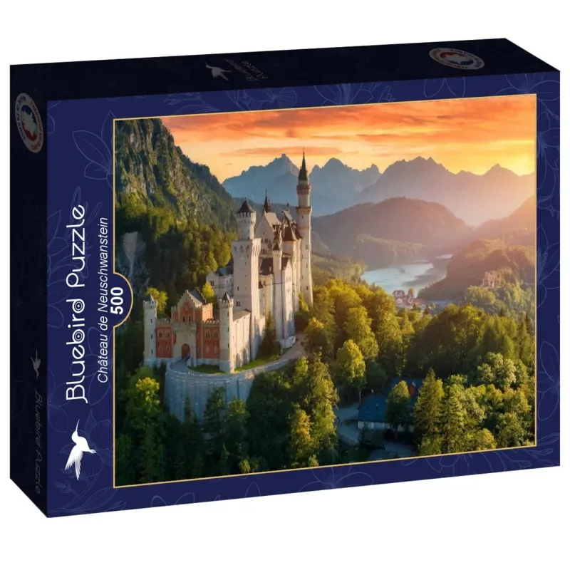Puzzle Château de Neuschwanstein - 500 à 999 pièces from Bluebird Puzzle – box 2 of 2