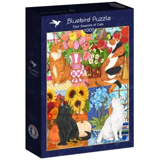 Puzzle Chats des Quatre Saisons - 1000 pièces from Bluebird Puzzle – box 2 of 2