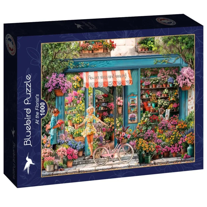 Puzzle Chez le Fleuriste von Bluebird Puzzle – Schachtel 2 von 2