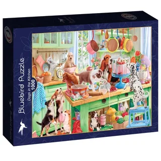 Puzzle Chiens dans la Cuisine - 1000 pièces von Bluebird Puzzle – Schachtel 2 von 2